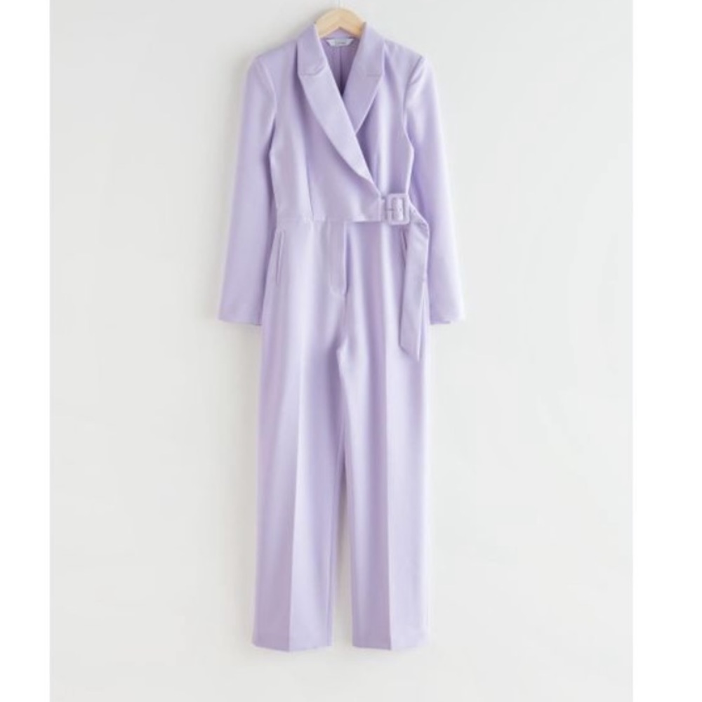 NWT & Other stories lavender jumpsuit size 10